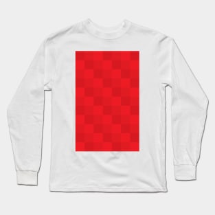 Aberdeen Retro Red Checkered Home 1987 - 1990 Long Sleeve T-Shirt